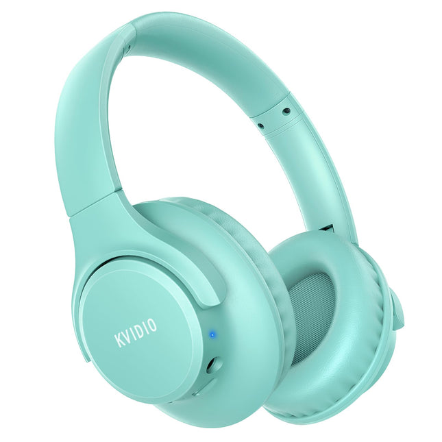 KVIDIO Bluetooth-kõrvaklapid, juhtmevabad kõrvaklapid 65-tunnise mänguajaga, intensiivne bass, juhtmevabad 5.2 Bluetooth-kõrvaklapid kõrva peale, kiire laadimine, pikk aku tööiga telefoni ja arvuti jaoks