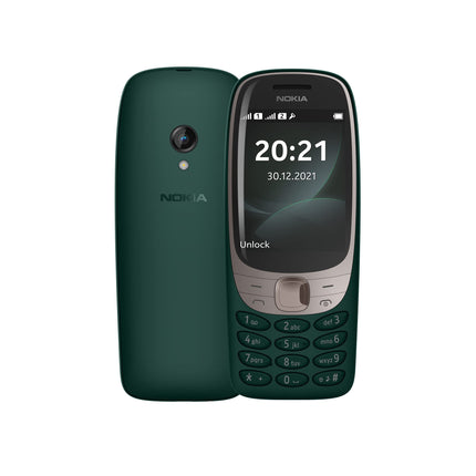 Nokia 6310 (2021) - kõikide operaatorite 0,8 GB mobiiltelefon, roheline