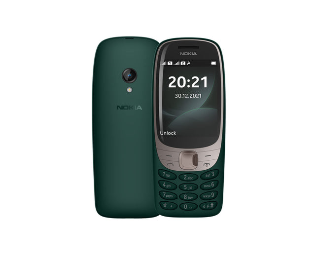 Nokia 6310 (2021) - kõikide operaatorite 0,8 GB mobiiltelefon, roheline