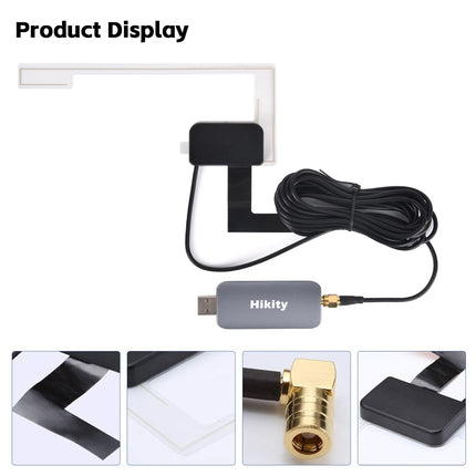 Hikity DAB antenna for Android car radio car kit digital radio car receiver adapter windscreen antenna digital radio DAB USB 2.0 dongle