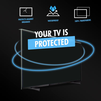 VENTON TV ekraanisäästja 127 ekraan (50 tolli) - telerikile LCD, LED, 4K OLED ja QLED HDTV ekraanikaitsele teleritele - kahjustustevastane telerikaitse - riputatud ja fikseeritud