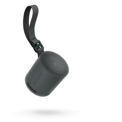 Sony SRS-XB100 - Wireless Bluetooth speaker, portable, lightweight, compact, outdoor, travel, durable, IP67 waterproof and dustproof, 16-hour battery life, carrying strap, hands-free function, black