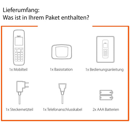 Gigaset E630 - vastupidav juhtmeta DECT-telefon - töökoja käsitelefon - põrutuskindel, tolmukindel ja veekindel (IP65) - vibratsioonialarm - helitugevuse regulaator, must [saksakeelne versioon]