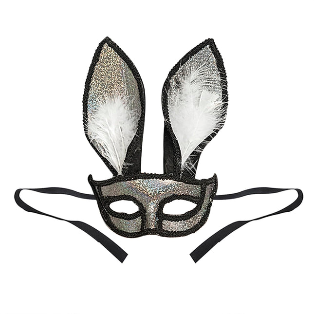 FakeFace pooljänese mask, seksikas, poolmask, halloween, pikk kõrv, mask, plastik, aksessuaar, cosplay, maskiball, karneval, pidu