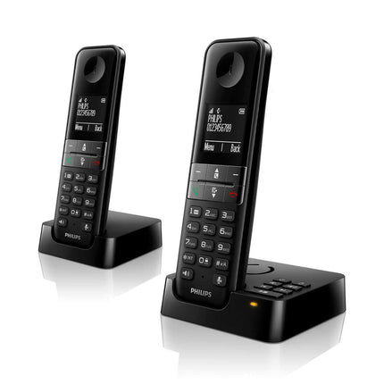 Philips D4752B/01 DECT juhtmeta telefon automaatvastajaga, 2 telefonitoruga