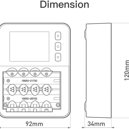ISDT C4 EVO intelligentne kiire akulaadija, IPS LCD-ekraaniga universaalne laadija C-tüüpi QC3.0 väljundiga, majapidamisakulaadija tsüklilise laadimise ja tühjenemise funktsiooniga