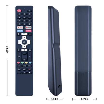 TCNOUMT uus universaalne kaugjuhtimispult, mis sobib Sharp TV 32FG4EA 40FG2EA 32FG2EA Android TV D800208 D800220 jaoks. Ühildub EKO TV K240HSG K43FSG11 K320HSG K58USG Dyon Smart 42 32 40 43 AD 2 jaoks.