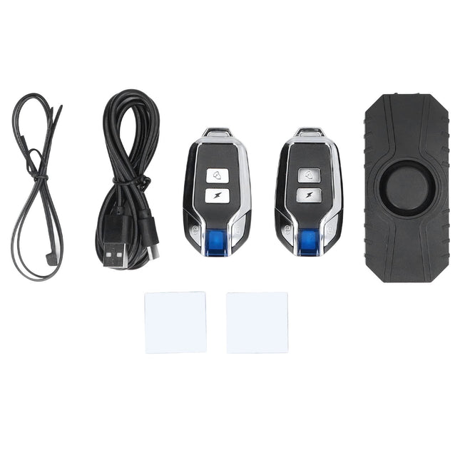 BAOFUYA jalgratta alarm mootorratta alarm vargusvastane jalgratta alarm jalgratta alarm traadita vibratsiooni liikumisandur veekindel mootorratta alarm puldiga elektriline jalgratta alarm must