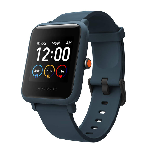 Amazfit Bip S Lite Smartwatch for Men Women 1.28 inch Always-on Color Display Fitness Tracker with 30 Days Battery, 150 Watch Faces, 5 ATM Water Resistant, Heart Rate, Sleep Monitor, Music Control