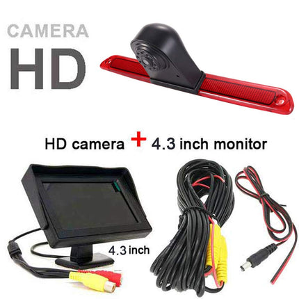 HD Car Transporter Reversing System Brake Light Rear View Camera Van Parking Camera Parking Aids With Angle Adjustable Compatible with Mercedes Benz Sprinter W906 W907 W910 316 CDI/VW Crafter Caravelle