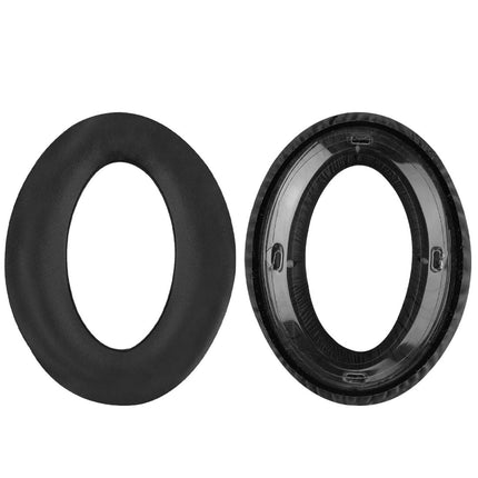 Geekria QuickFit proteiinist nahast vahetuskõrvapadjad Sennheiser PXC450, PXC350, PC350, HME95, HMEC250 kõrvaklappidele, kõrvapadjad, peakomplekti kõrvapadjad, remondiosad (mustad)