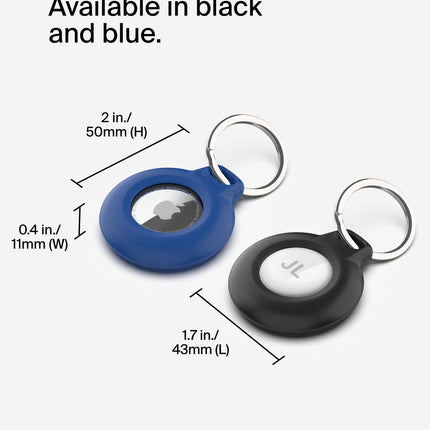 Belkin AirTag ümbris võtmehoidjaga (turvaline hoidik AirTag'ile, kriimustuskaitsega lisatarvik), 2 tk pakis, sinine