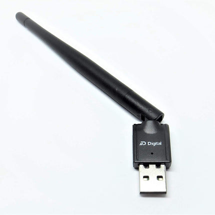 DM-Digital Media Tek MT7601 WLAN-i dongli adapter, USB WiFi, 2 dB, USB 2.0, arvuti, sülearvuti, dekoodri, vastuvõtja, DVB ja teleri digiboksi jaoks