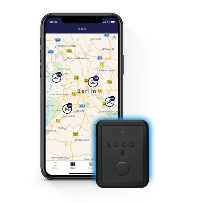 Loca 2 GPS-jälgija - Tellimust ega SIM-kaarti pole vaja - Aku tööiga 3 aastat ühes asukohas päevas - Veekindel - Autole, matkaautole, mootorrattale ja paadile - Leviala EL + 130 riigis