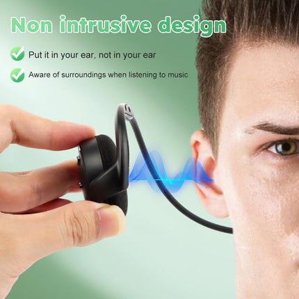 POHOVE 5.0 Bluetooth Headphones, Sports Headphones Wireless Headphones On Ear with Clear Voice Capture Technology and Echo Cancellation Microphone for Gym, Sports, Running, Work