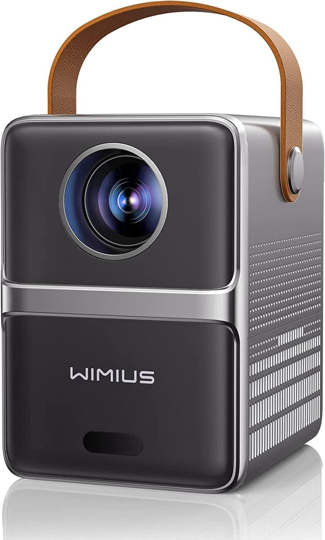 Mini Projector【Electric Focus &amp; Automatic Keystone Correction】Projector WiFi Bluetooth 1080P Full HD Portable Mobile Phone, WiMiUS P61 Projector Home Theater Outdoor for Android/iPhone/Tablet/Laptop/PS5/Xbox/TV Stick