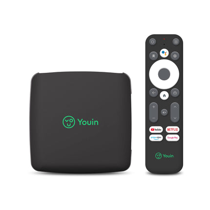 Engel Android TV Receiver 4k uhd You-Box en1040k - integrated Google Assistant and Chromecast black