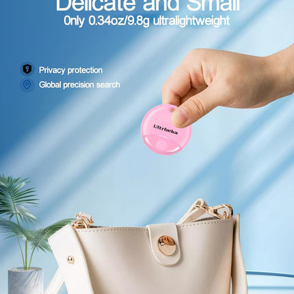 Ultrbeka Air Tag Key Finder 4-Pack MFi-Certified Tracker Compatible with Find My App (iOS Only), Item Finder for Keys, Luggage, Suitcases, Pets – Waterproof &amp; Replaceable Battery