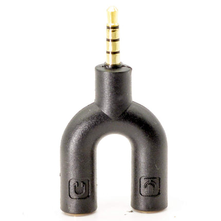 PROtastic Audio Splitter 3,5 mm audiopesa kõrvaklappide mikrofoni 2-suunaline Y-jaotur iPhone'i, iPadi ja iPodi jaoks