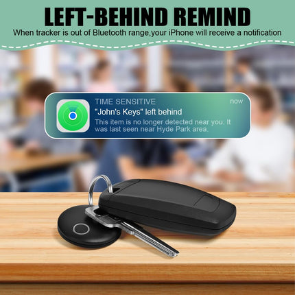 Ainiv Smart Tag Pro, 4-osaline võtmeleidja, kohvri jälgija, mis ühildub Apple Find My? rakendusega (ainult iOS), kadumisvastane Bluetooth-võtmeleidja pagasi/kottide jaoks, vahetatav aku, IP67 veekindel