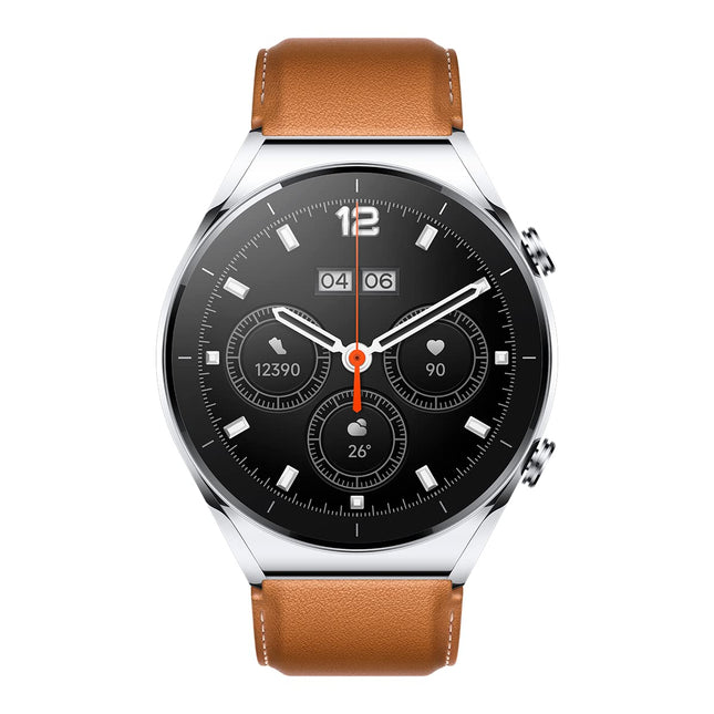 Xiaomi Watch S1 nutikell roostevabast terasest ja safiirklaasist (1,43" AMOLED HD; 117 treeningrežiimi; SpO2, pulsi ja une jälgimine; Bluetooth; NFC; GPS, 5ATM, kuni 12 päeva aku tööiga, Alexa) hõbedane