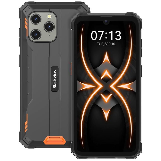Blackview BV5300Pro nutitelefon, purunemiskindel, Android 12, 7 GB + 64 GB ROM/TF-1TB, 6580mAh aku, 13 MP + 8 MP kaamera, 6,1-tolline HD+ nutitelefon, purunemiskindel, kahe SIM-kaardiga/Face ID/NFC/GPS/2-aastane garantii