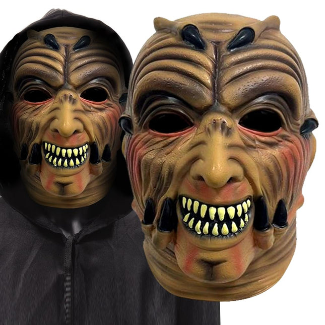 Yearsahrk Jeepers Creepers Mask Horror Zombie Masks Scary Ghostface Full Head Helmet Halloween Cosplay Kostüümipeo rekvisiidid