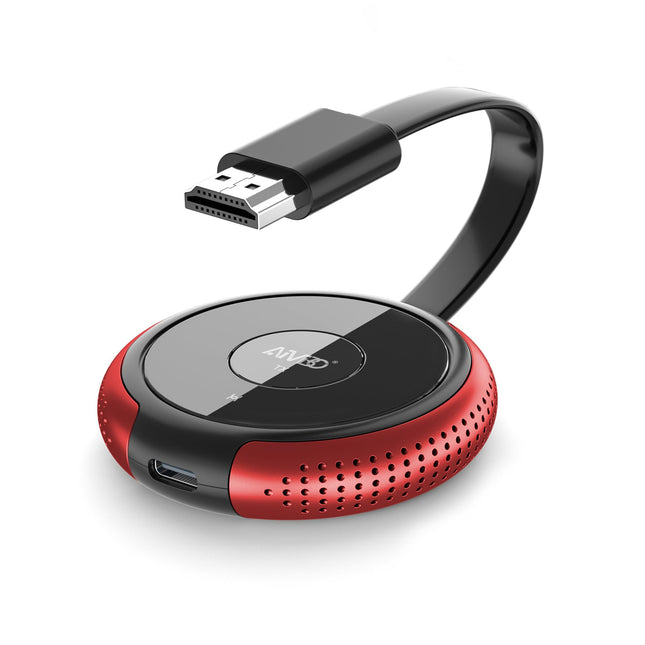 Juhtmevaba HDMI-saatja, Peab olema ühendatud juhtmevaba HDMI-vastuvõtjaga, Sobib kuni 8 saatjale, Punane
