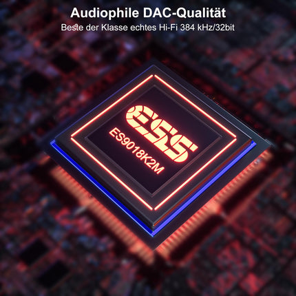 1Mii Hi-Fi Bluetooth-muusikavastuvõtja, Bluetooth 5.1 vastuvõtja koos Audiophile DAC/LDAC/AptX HD/madala latentsusega, traadita heliadapter stereosüsteemile, võimendi, optilised/RCA väljundid -DS220