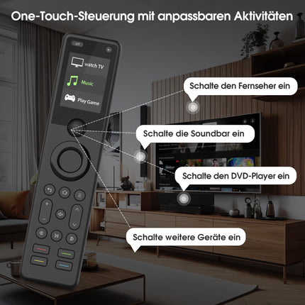 SofaBaton X1S Universal Remote Control with Hub - Bluetooth, IR &amp; 2.4GHz - Customizable Activities for Alexa