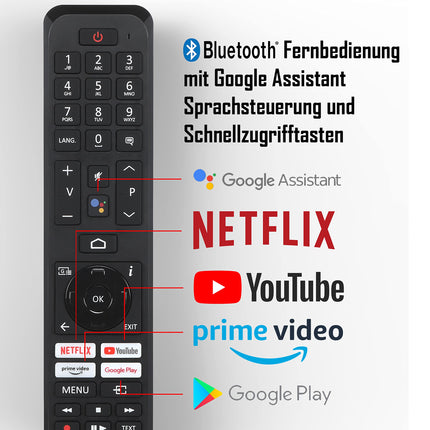 Telefunken Android TV 43-tolline televiisor (4K UHD nutiteler, HDR Dolby Vision, kolmekordne tuuner, Dolby Atmos) XU43AN751S