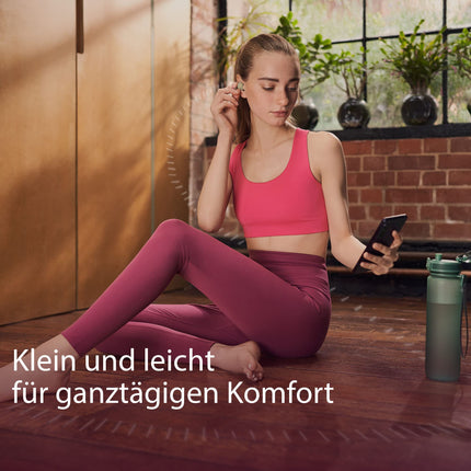 Sony LinkBuds S tõeliselt juhtmevabad mürasummutavad kõrvaklapid – ülikerged terveks päevaks mugavuse ja kristallselge kõnekvaliteedi tagamiseks – kuni 20 tundi aku tööaega laadimisümbrisega – ecru