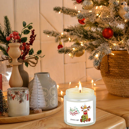 Christmas glass candles for women, 6 pack scented candles set, natural soy wax, aromatherapy candles for birthdays, Christmas candles for women, men, girlfriends, colleagues