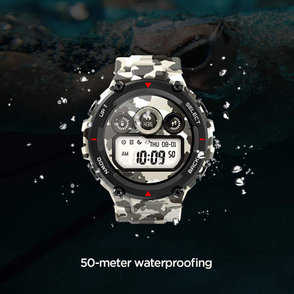 Amazfit Smartwatch T-Rex 1,3-tolline digitaalne veekindel spordikell sõjaväe kvaliteedistandardiga, GPS, unemonitor, 14 spordirežiimi