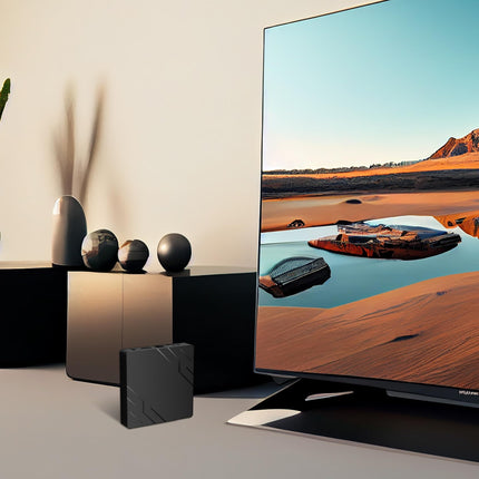 Retoo Android TV Box teleri puldiga, nutiteleri box 2,4 GHz neljatuumalise protsessoriga, meediapleier 4k ja Full HD eraldusvõimega, konverter (16 GB 2 GB RAM DDR3) Android 13 Bluetooth 5.0