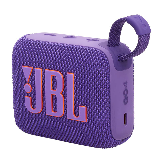 JBL Go 4 - Purple – Portable Bluetooth speaker with JBL Pro Sound, deep bass and playtime boost function – Waterproof and dustproof – 7 h battery life