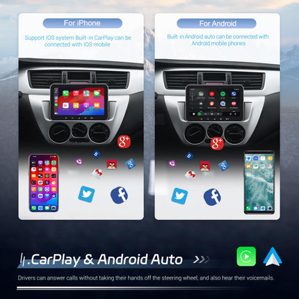[2+32G] SIXWIN Android 13 car radio 1 Din with Wireless Carplay &amp; Wired Android Auto, 7 inch HD touchscreen with WiFi/GPS/Bluetooth/Mirror Link/USB/FM/AUX/EQ/SWC