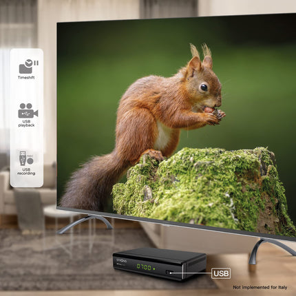 Strong SRT 8119 Terrestrial Digital Decoder DVB-T2 HDMI with Display