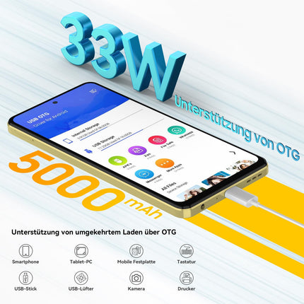 Blackview Shark 8 (16GB+256GB) mobiiltelefon, Helio G99, 120Hz 2.4K, 64MP, Android 13 nutitelefon ilma lepinguta, 6.78" FHD+ ekraan, 13MP, 5000mAh aku 33W, sõrmejäljelugeja/NFC, 4G kahe SIM-kaardiga mobiiltelefonid