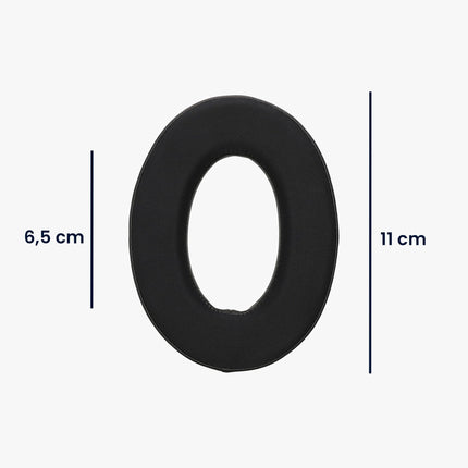 kwmobile 2X Ear Pads Compatible with Sennheiser HD 559 / HD 569 / HD599 / HD599 SE - Ear Pads Headphones - Artificial Leather Cushions for Over Ear Headphones - Cooling Effect