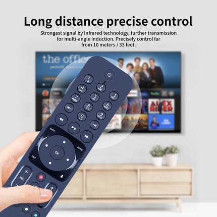 GOUYESHO uus asenduspult, mis ühildub Vodafone A224000 R327301A98-0010 Giga TV kaabelboksiga
