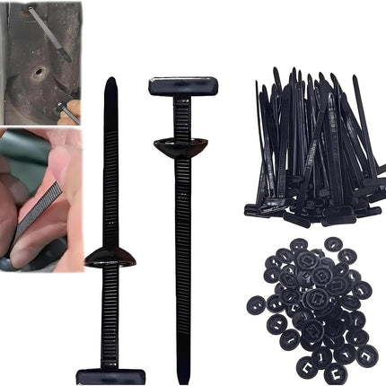 Universaalne kaablisideme pandla, vastupidav iselukustuv nailonist kaablisideme hoidik, kinnitusdetailid kere plastist kaablisidemete kinnitamiseks pakiruumi ja mootorikaitse ning igapäevaseks kasutamiseks.