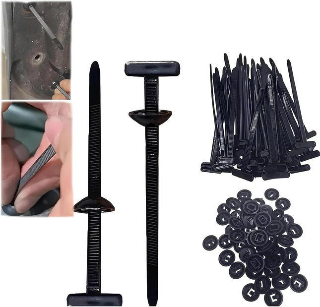 Universaalne kaablisideme pandla, vastupidav iselukustuv nailonist kaablisideme hoidik, kinnitusdetailid kere plastist kaablisidemete kinnitamiseks pakiruumi ja mootorikaitse ning igapäevaseks kasutamiseks.