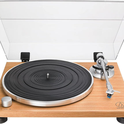 Audio-Technica AT-LPW30 Manual Turntable with Belt Drive Teakwood