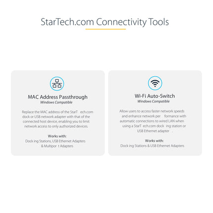 StarTech.com USB-C Etherneti adapter, USB 3.0 gigabitise Etherneti jaoks, US1GC30B2