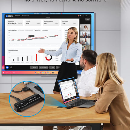 Lemorele 4K HDMI juhtmevaba saatja ja vastuvõtja, 5G HDMI juhtmevaba edastus toetab 8 saatjat 1 vastuvõtjale, HDMI juhtmevaba video ja heli voogesitamiseks sülearvutist/arvutist/kaamerast monitori/projektorisse/telerisse