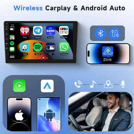 Podofo Carplay autoraadio Peugeot 208/2008 2012-2018, Android 2G+64G HiFi, 10" puutetundlik ekraan, Android Auto GPS, Navi, WiFi, Bluetooth, FM RDS raadio, USB autostereo