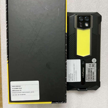 Ulefone Armor 24 24GB+256GB Outdoor Handy ohne Vertrag, Android 14 Outdoor Smartphone ohne Vertrag, 22000mAh 66W, 64MP Nachtsichtkamera IR, 6.78" FHD+, 1000Lumen LED Licht, Dual 4G LTE/NFC/GPS/OTG