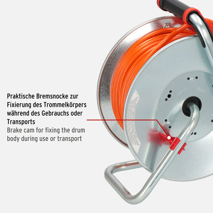 Brennenstuhl Garant S V2 IP44 cable reel (40m cable in orange) and Brennenstuhl BREMAXX® extension cable V2 (25m cable in orange, IP44, usable down to -35°C, oil and UV resistant)