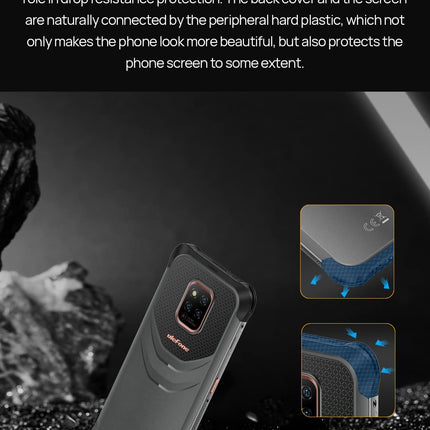 Ulefone Power Armor 14 Outdoor Smartphone without Contract, 10000mAh Battery, Helio G35 4GB 64GB, 6.52'' 20MP + 16MP Camera (Underwater Photography), IP68 IP69K Android 11 Rugged Phone, NFC Wireless Charging GPS